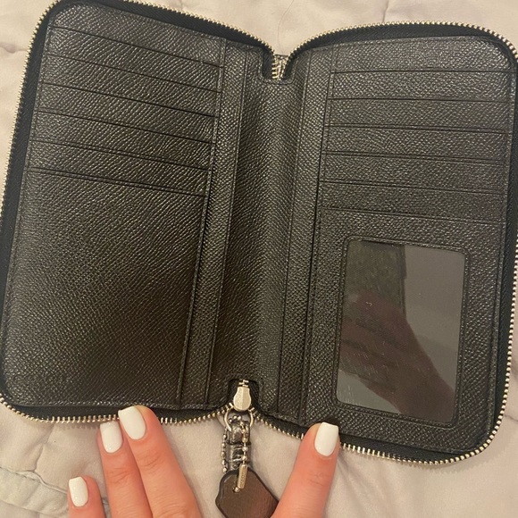 Coach Metallic pewter Wristlet - Picture 5 of 5